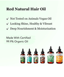 Natural Hair Oils 2.5 oz & 7.8 oz