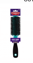 Red Professional Soft Grip Brush