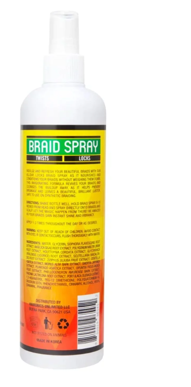 All Day Locks Braid Spray 12 oz