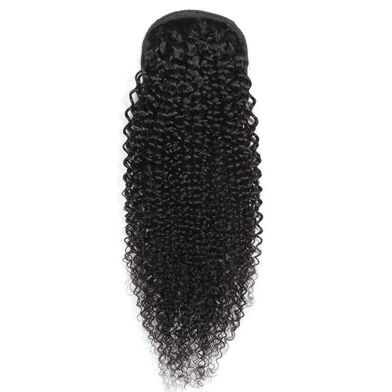 Virgin Hair Drawstring Ponytail Hair (Kinky Curly, Kinky Straight, Straight, Body Wave, Straight) - BPolished Beauty Supply