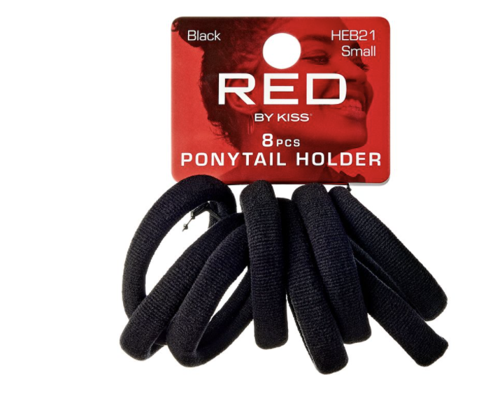 Red Ponytail Holder S 8 pcs #HEB21 - BPolished Beauty Supply
