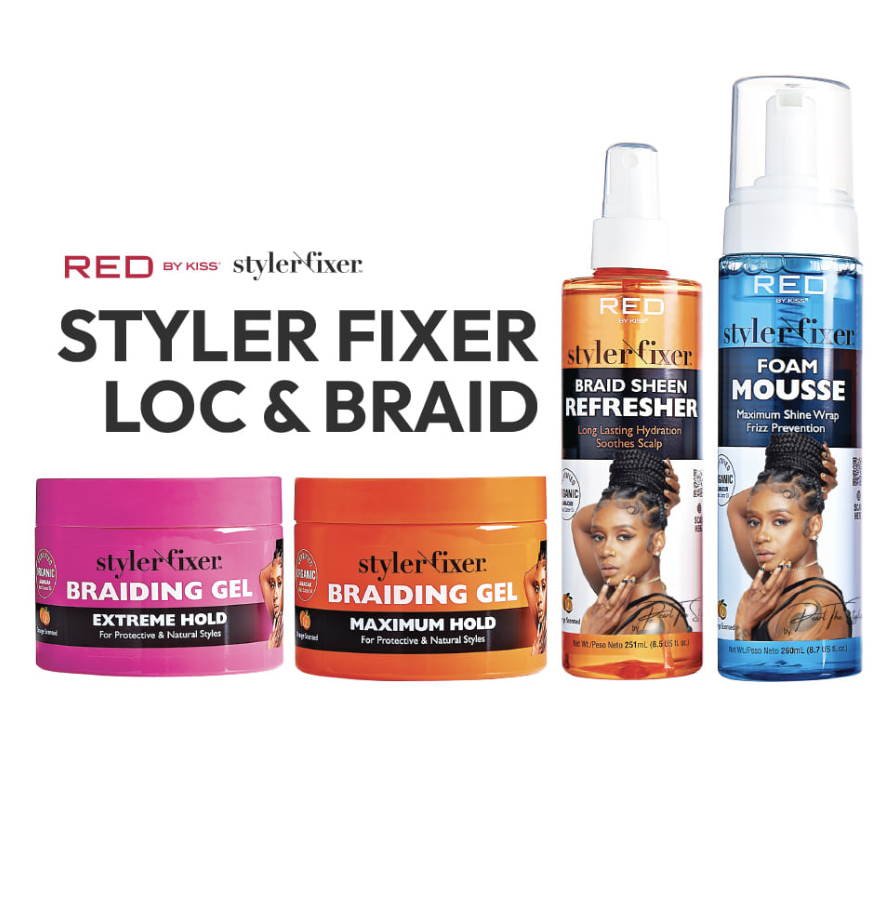 Red by Kiss Styler Fixer Braid Sheen Refresher 6.8 oz #SBR01 - BPolished Beauty Supply