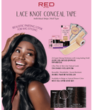 Kiss Lace Knot Conceal Tape (Beige, Natural Brown)