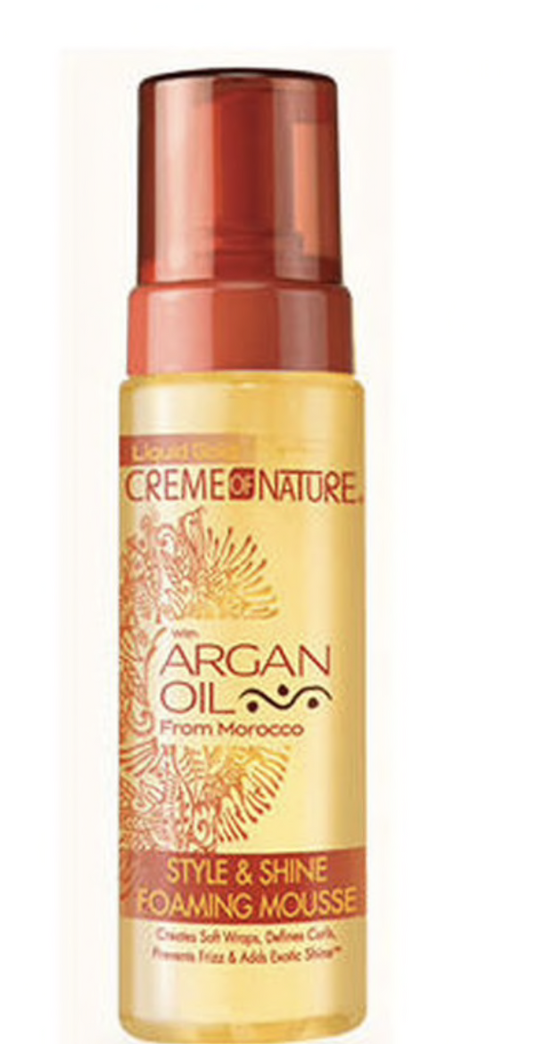 Creme of Nature Argan Oil Style & Shine Foaming Mousse  (7 oz.)