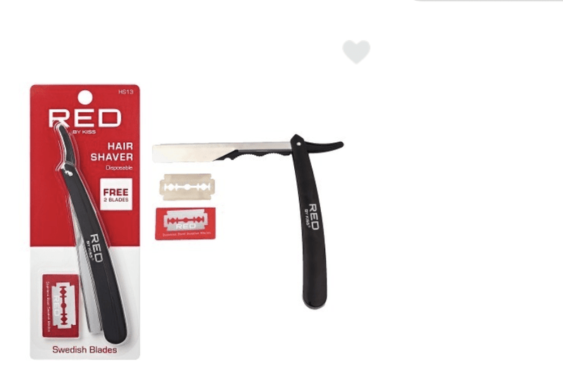 Red Disposable Shaver With 2 Blades