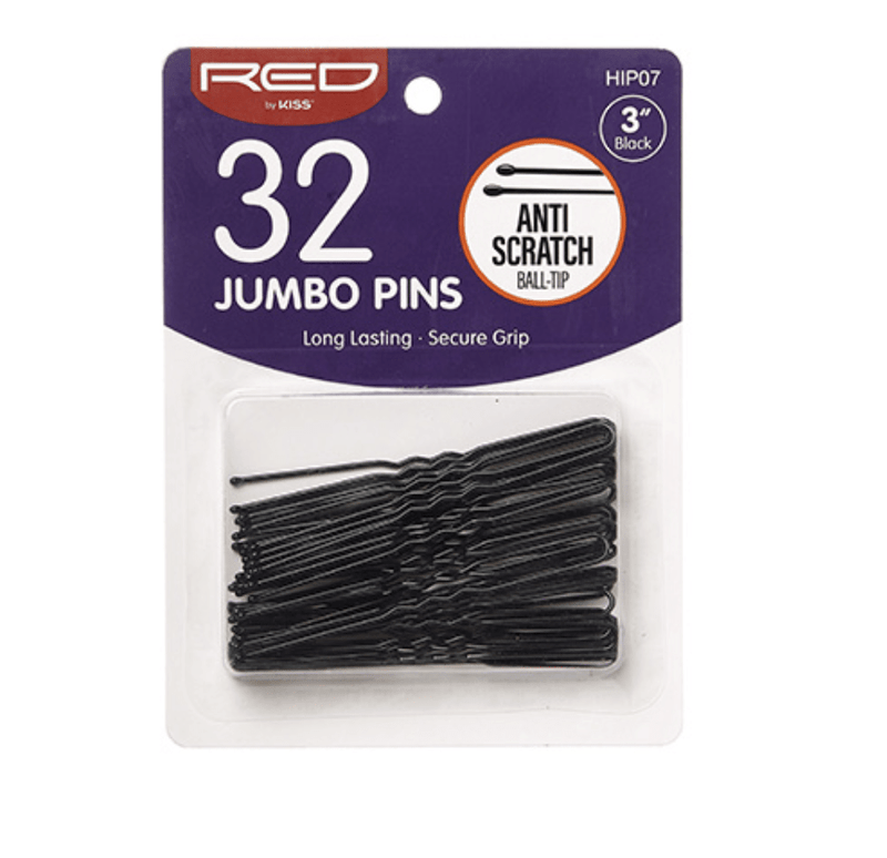 RED by Kiss Hair Jumbo Hair Pins 3" (32pcs)