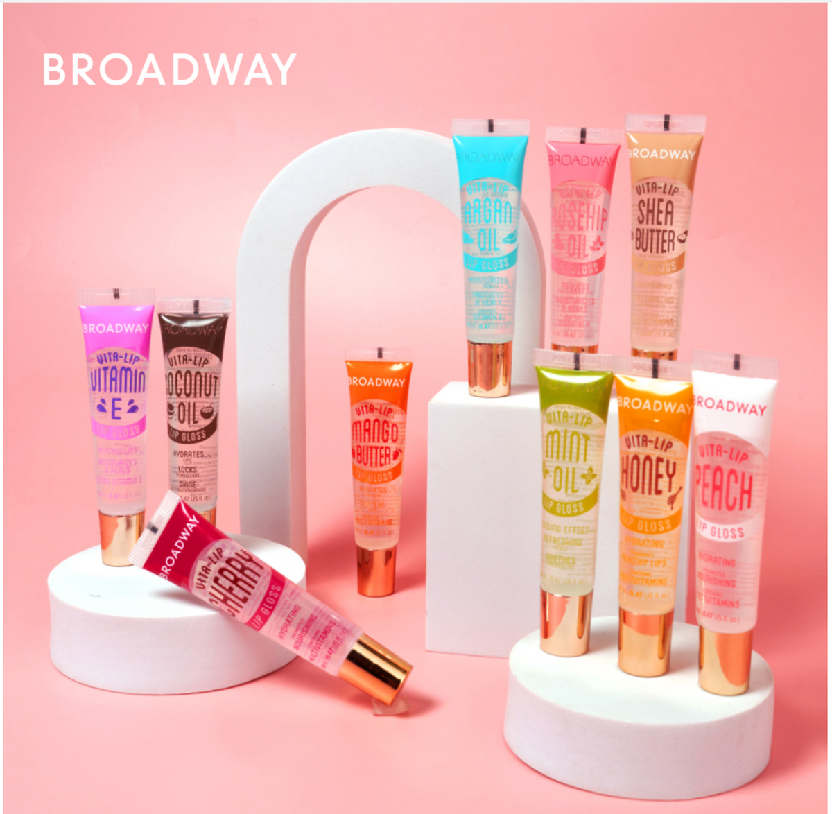 Broadway Vita-Lip Clear Lip Gloss .47 oz