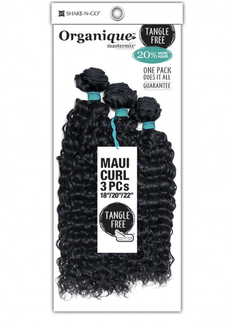 Shake-N-Go Organique Mastermix Weave - Maui Curl (3 Bundles)