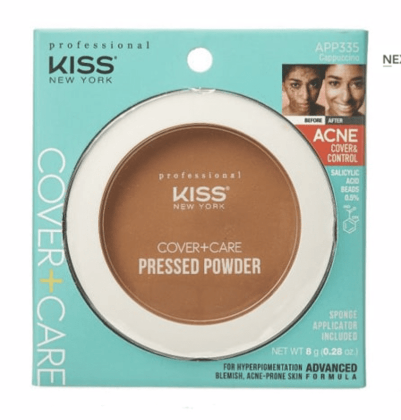 KISS NEW YORK PROFESSIONAL ACNE COVER + CARE PRESSED POWDER 0.28 OZ