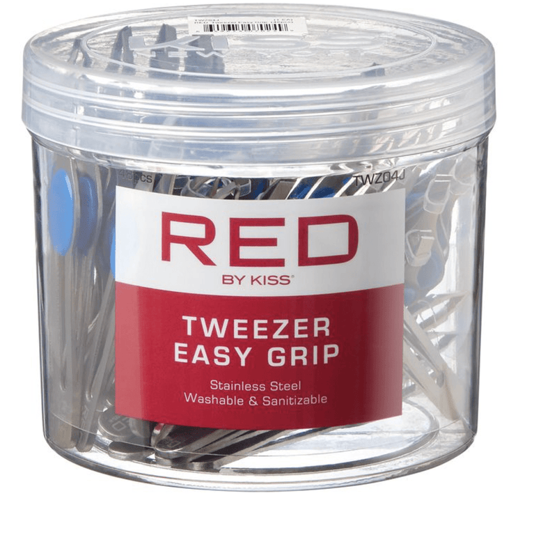 Red Tweezer Easy Grip