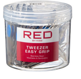 Red Tweezer Easy Grip #TWZ04J - BPolished Beauty Supply