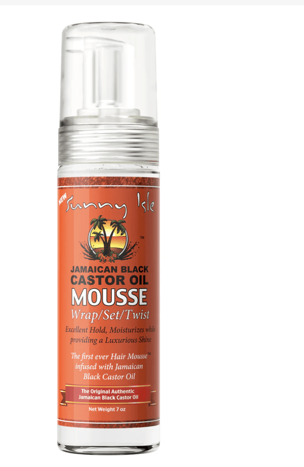 Sunny Isle Jamaican Black Castor Oil Mousse Wrap/Set/Twist 7 oz