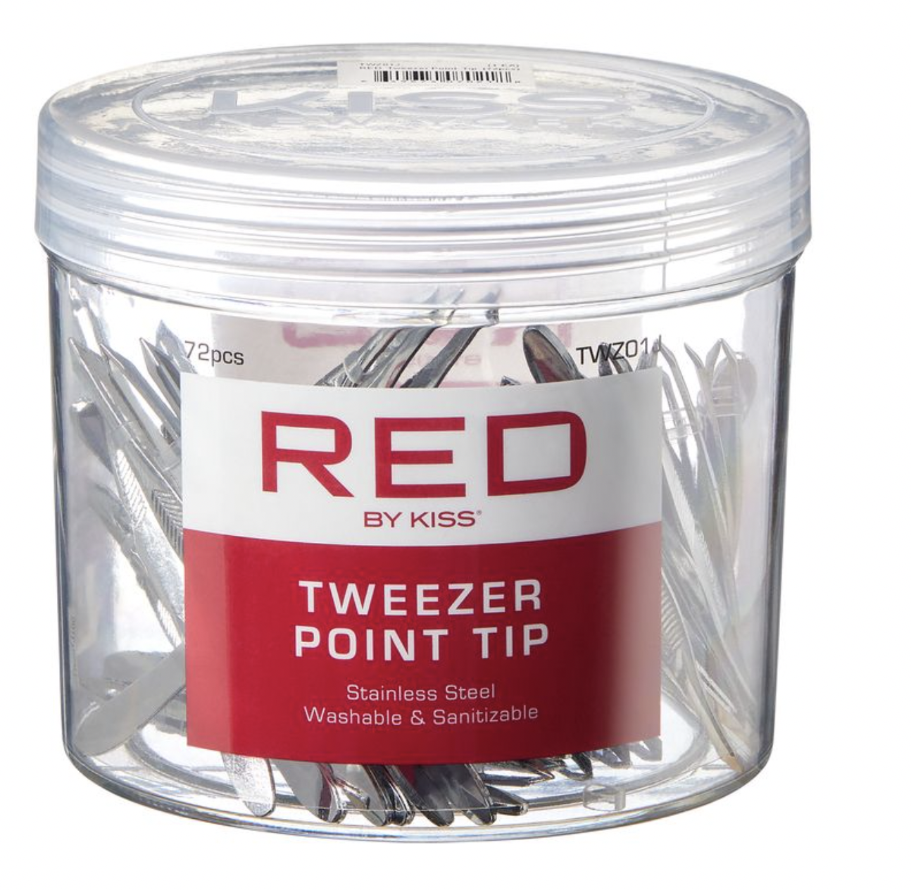 Red Tweezer Point Tip #TWZ01J - BPolished Beauty Supply