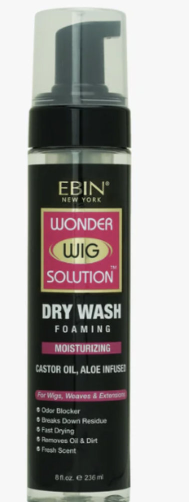 Ebin Wonder Wig Solution Dry Wash 8 oz - BPolished Beauty Supply