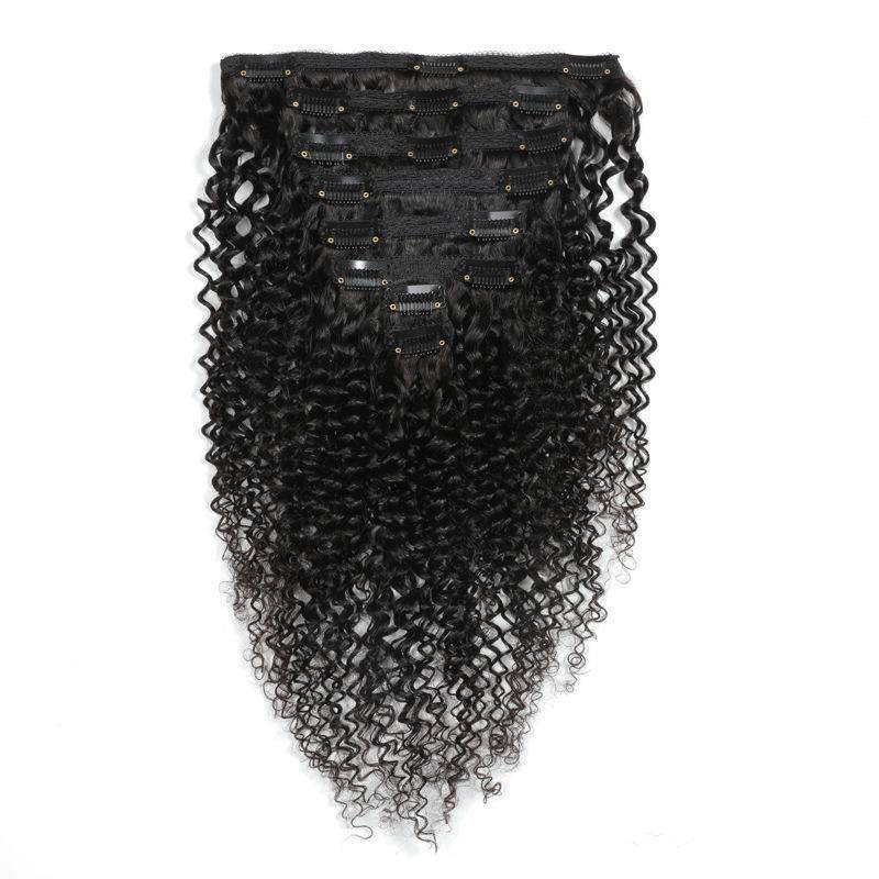 Human Hair Clip-in - Kinky Curly