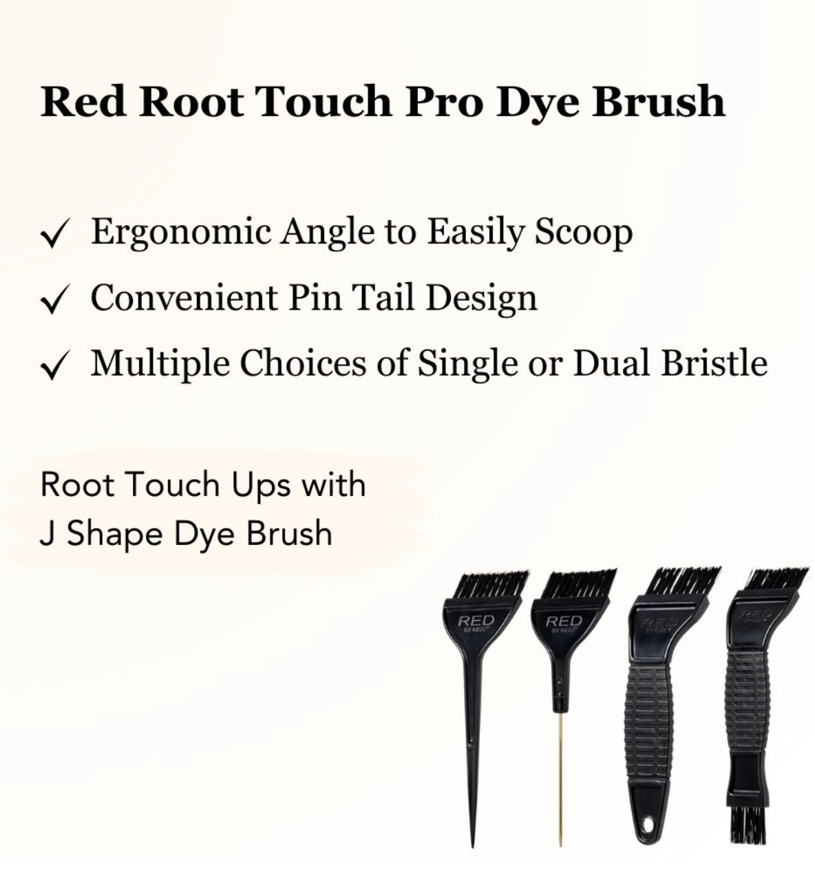 RED Dual Mini RootTouch Pro Brush #HH193J - BPolished Beauty Supply