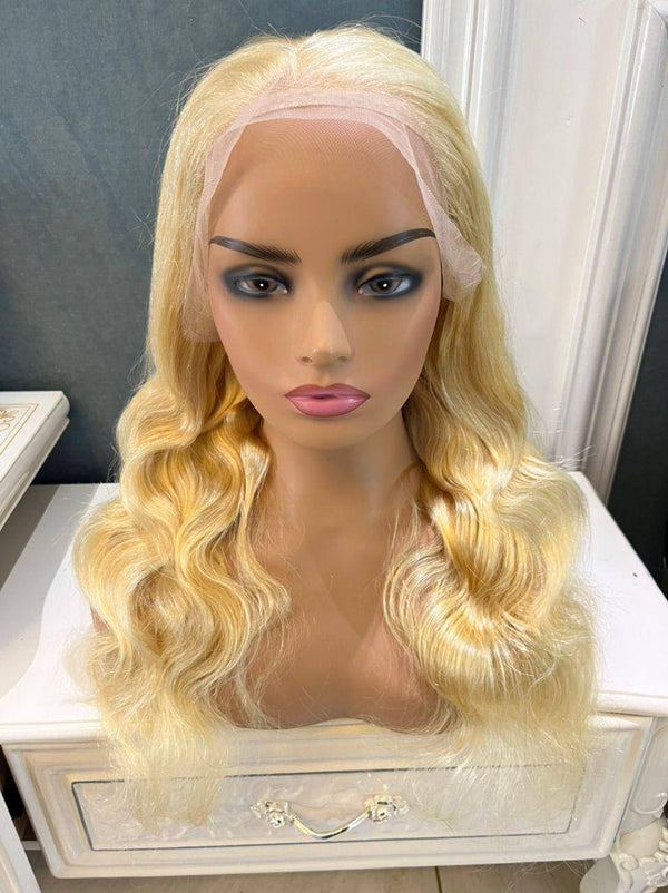 13x4 Frontal Virgin Hair Wig | 150% Density | Grade 10A | HD Lace - Color: 613