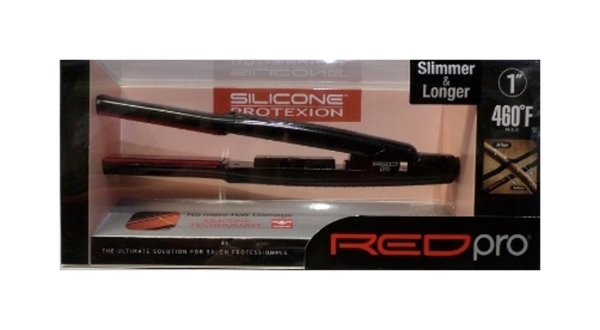 Red Pro Silicone Protexion Flat Iron - 1" #FIPS100U