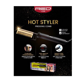 Red Hot Styler Pressing Comb #HC01 - BPolished Beauty Supply