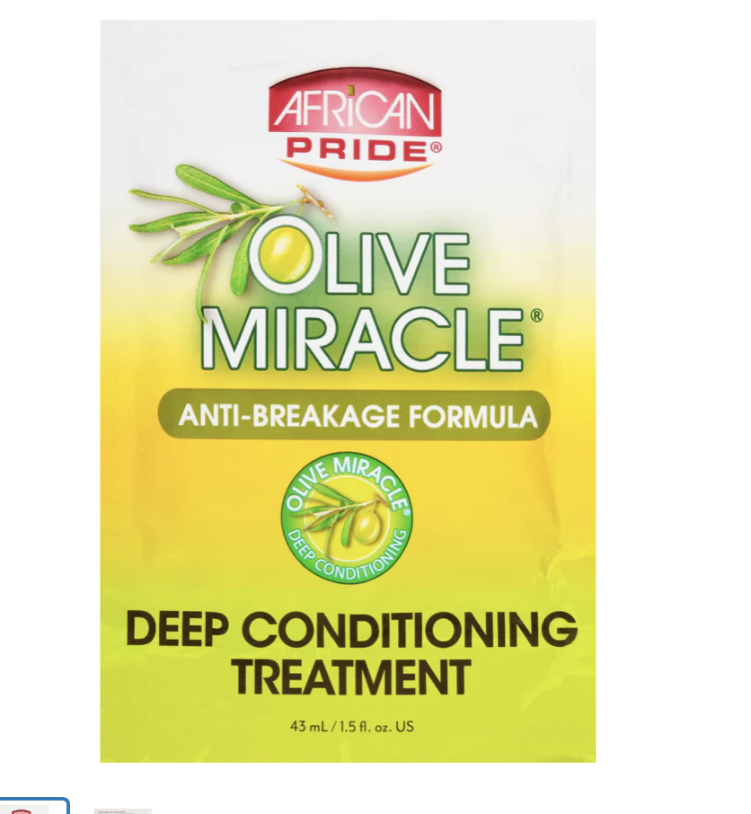 African Pride Anti Breakage Olive Miracle Deep Conditioner 2 oz - BPolished Beauty Supply