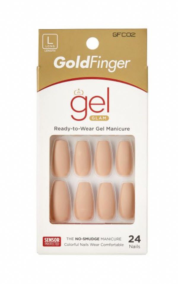 Kiss Gold Finger Glam Ready-to-Wear Gel Manicure