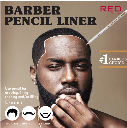 Red by Kiss Barber Pencil Hairline Edge Liner with Built-In Sharpener