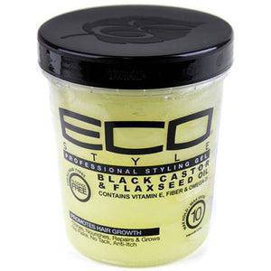 Eco Style Gel Black Castor & Flaxseed 32 oz - BPolished Beauty Supply