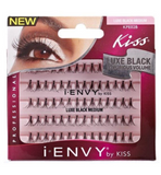 Kiss iEnvy Luxe Black Flare Medium 70 pc KPE02B