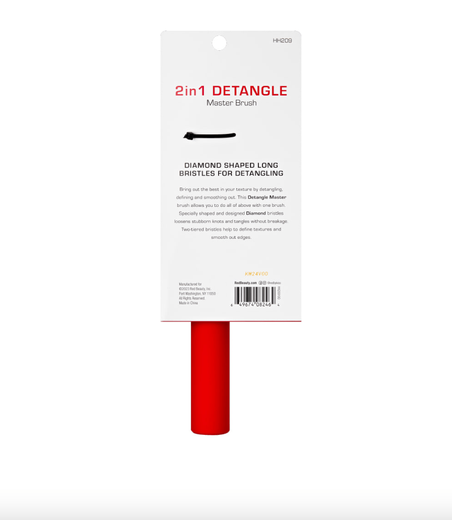 Red by Kiss 2-in-1 Detangle Master Brush #HH209