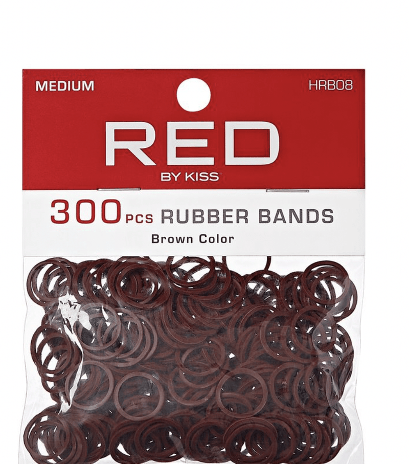 RED Rubberband Brown Medium Size 300 pcs