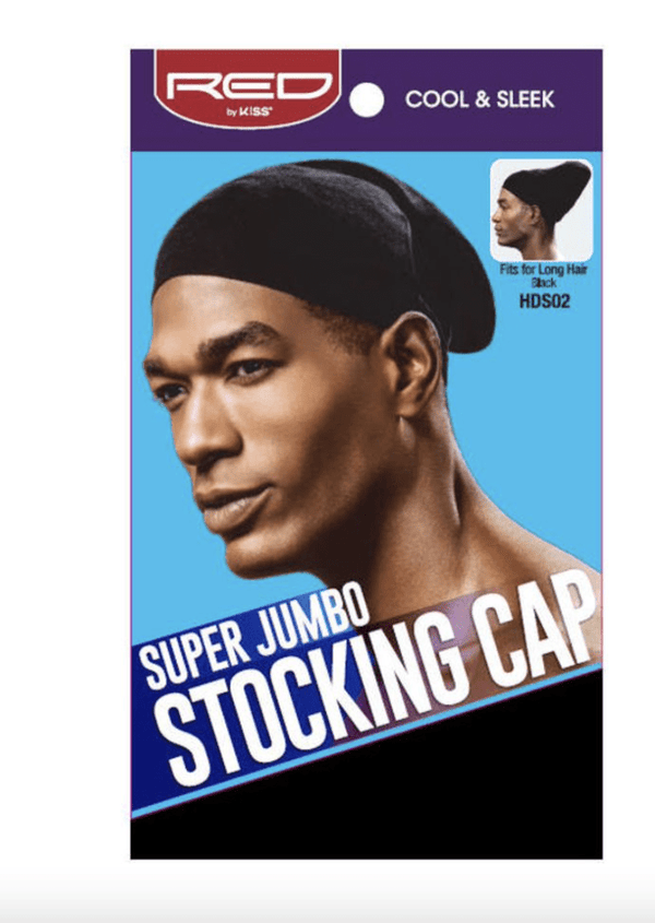 RED Professional Super Jumbo Stocking Cap - Black #HDS02