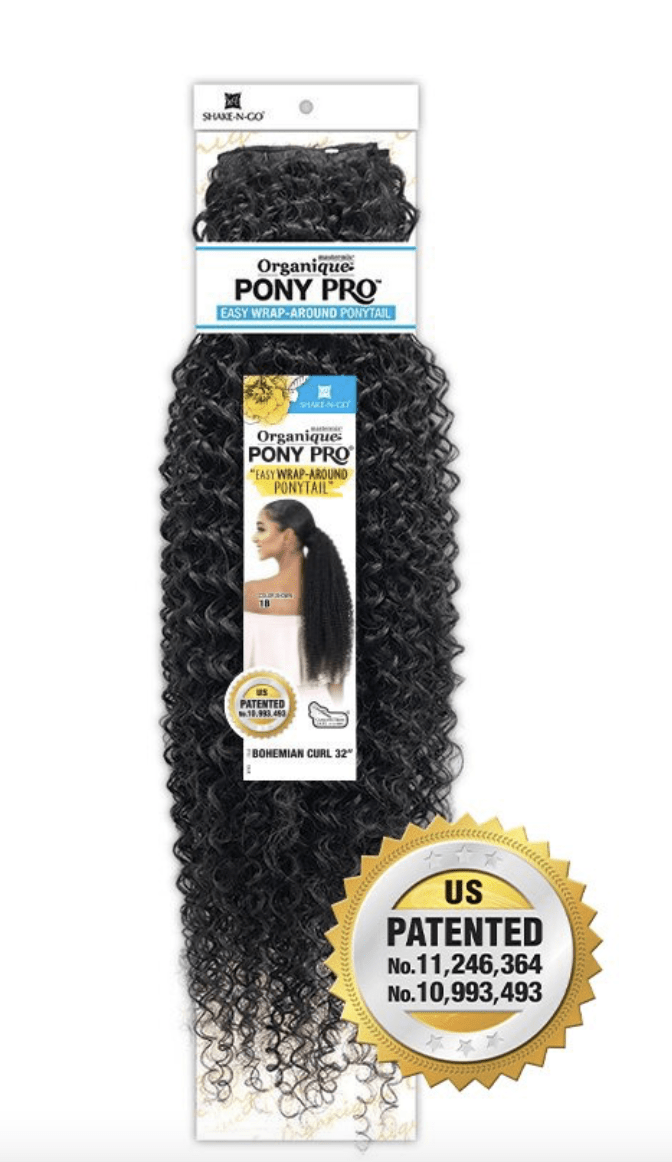 Shake-N-Go Synthetic Organique Pony Pro Ponytail - Bohemian Curl 32"