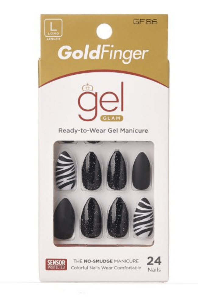 Kiss Gold Finger Glam Ready-to-Wear Gel Manicure