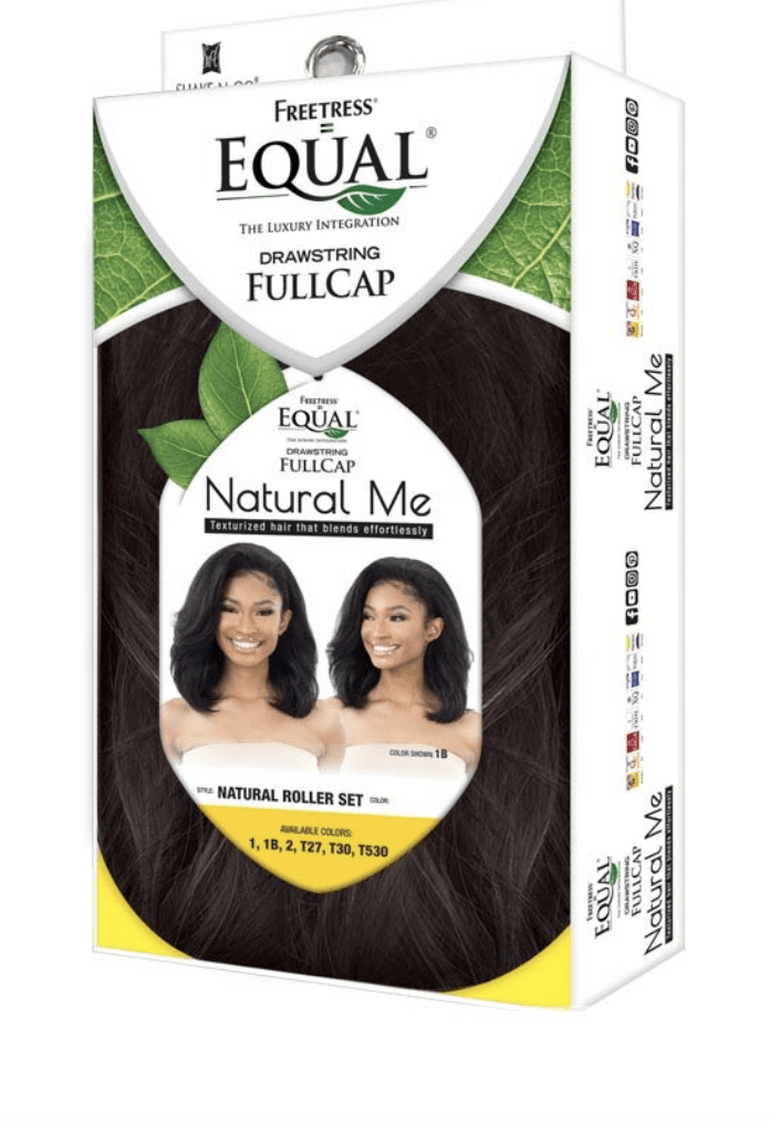 Shake-N-Go FreeTress Equal Fullcap Wig Natural Me - Roller Set