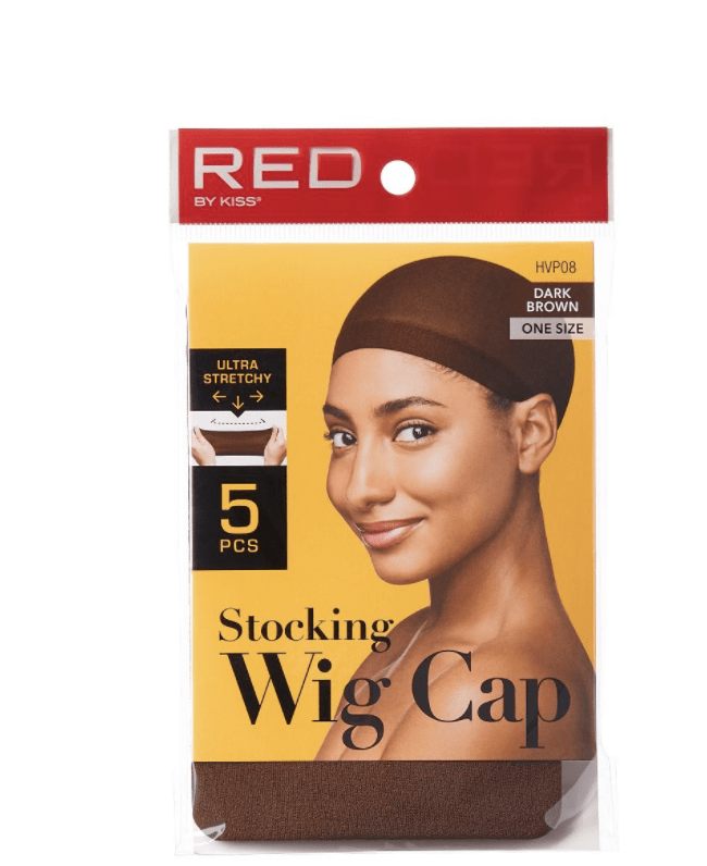 Red by Kiss Stocking Wig Cap (5pcs)