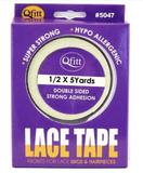 M&M Lace Tape Roll Doubled Sided 1/2"x5 YD #5047