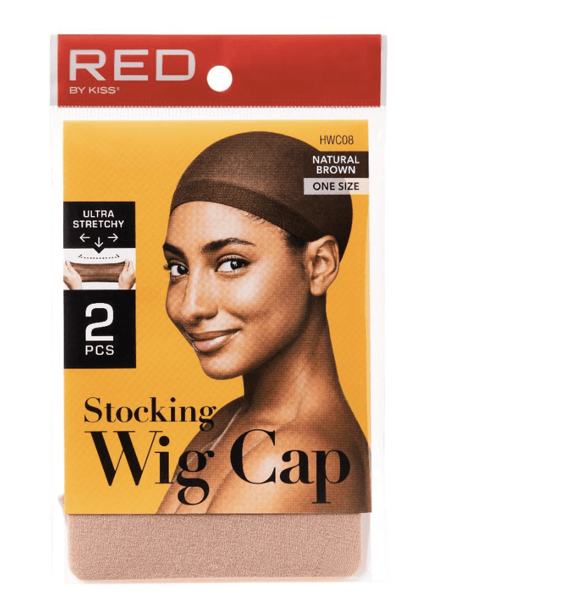 Red by Kiss Stocking Wig Cap (2pcs)