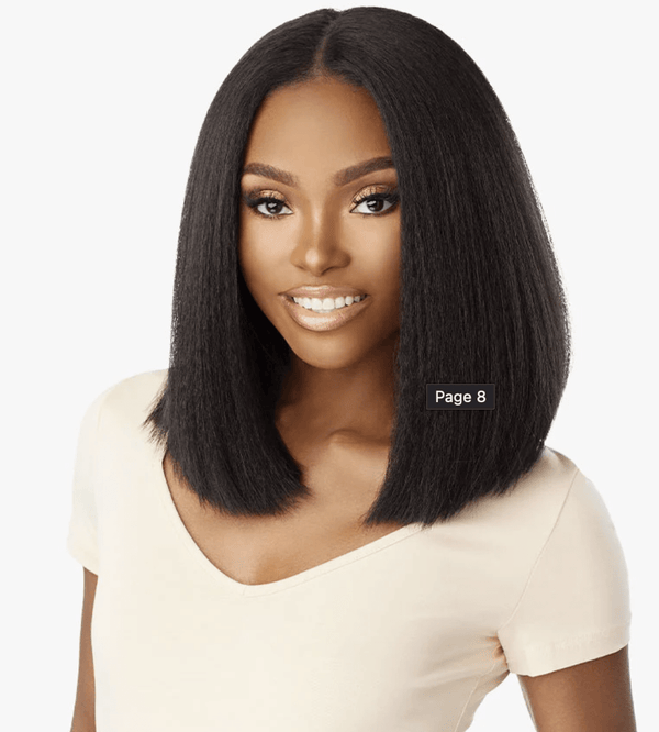 Sensationnel Kinky Edge 13x6 Lace Wig Kinky Bob - 14 (CK&CO)