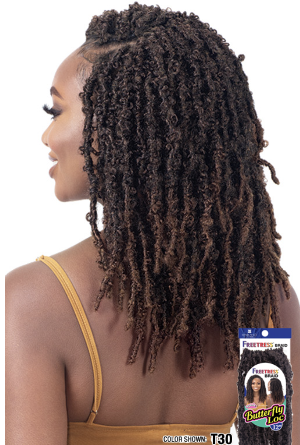 Shake N Go FreeTress Crochet Braids Butterfly Loc 12"