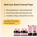 Kiss Lace Knot Conceal Tape (Beige, Natural Brown)