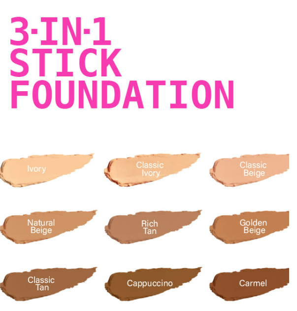 Ruby Kisses 3-n-1 Stick Foundation