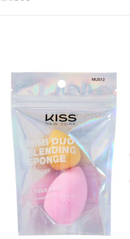 Kiss New York Makeup Sponge Mini Duo #MUS12