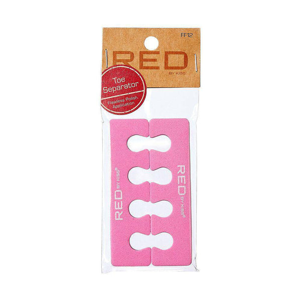 RED Pedicure toe separators pink #FF12