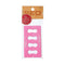 RED Pedicure toe separators pink