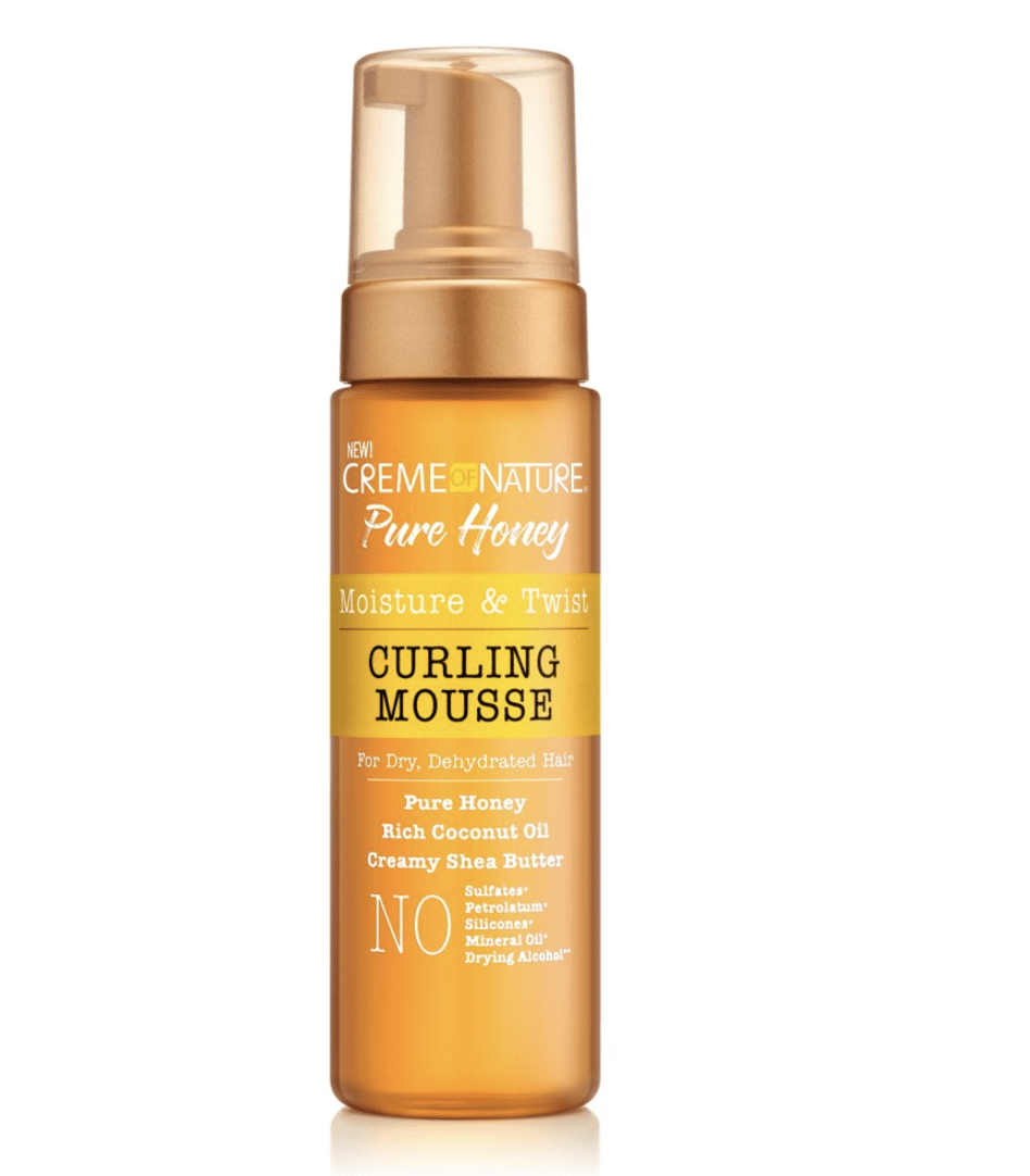 Creme of Nature Pure Honey Twist Curling Foam Mousse 7 oz