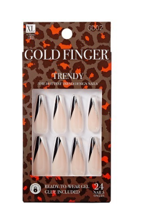 Gold Finger Trendy Nails - Never Enough #GD02