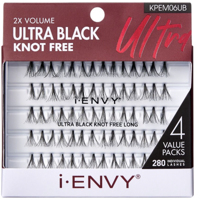 iEnvy Ultra Black Knot Free Individual Multi Pack (280 pcs) #KPEM06UB