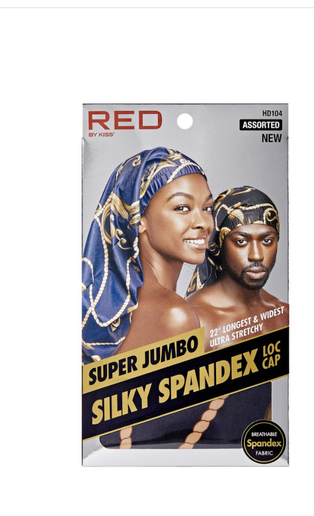 Red by Kiss Silky Spandex Loc Cap Super Jumbo Assorted #HD104 - BPolished Beauty Supply