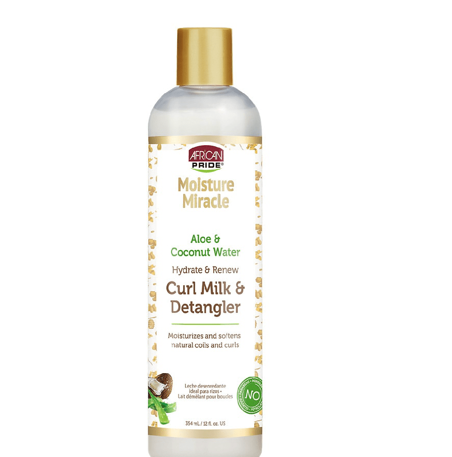 African Pride Moisture Miracle Curl Milk & Detangler 12 oz - BPolished Beauty Supply