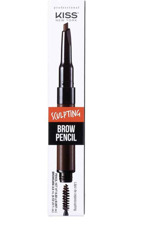 Kiss Sculpting Brown Pencil Pencil & Gel Mascara 2-in-1